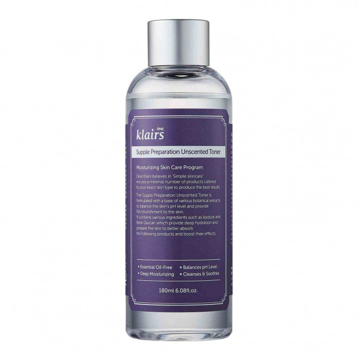 Dear Klairs Supple Preparation Unscented Toner 180